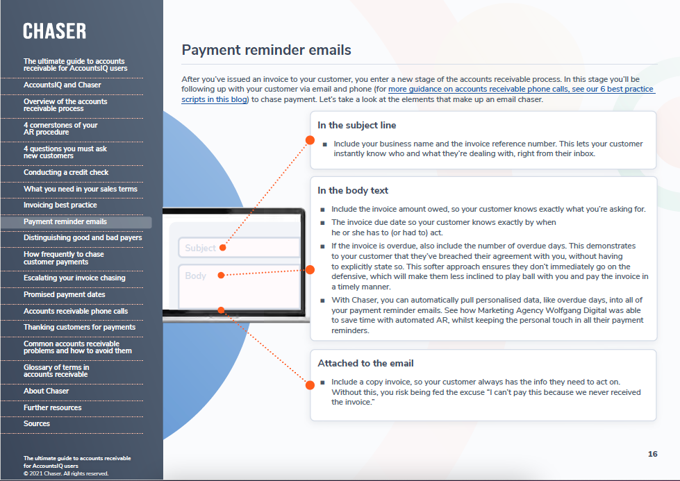 Chaser-The ultimate guide to accounts receivable for AccountsIQ usersthumbnail Preview 3